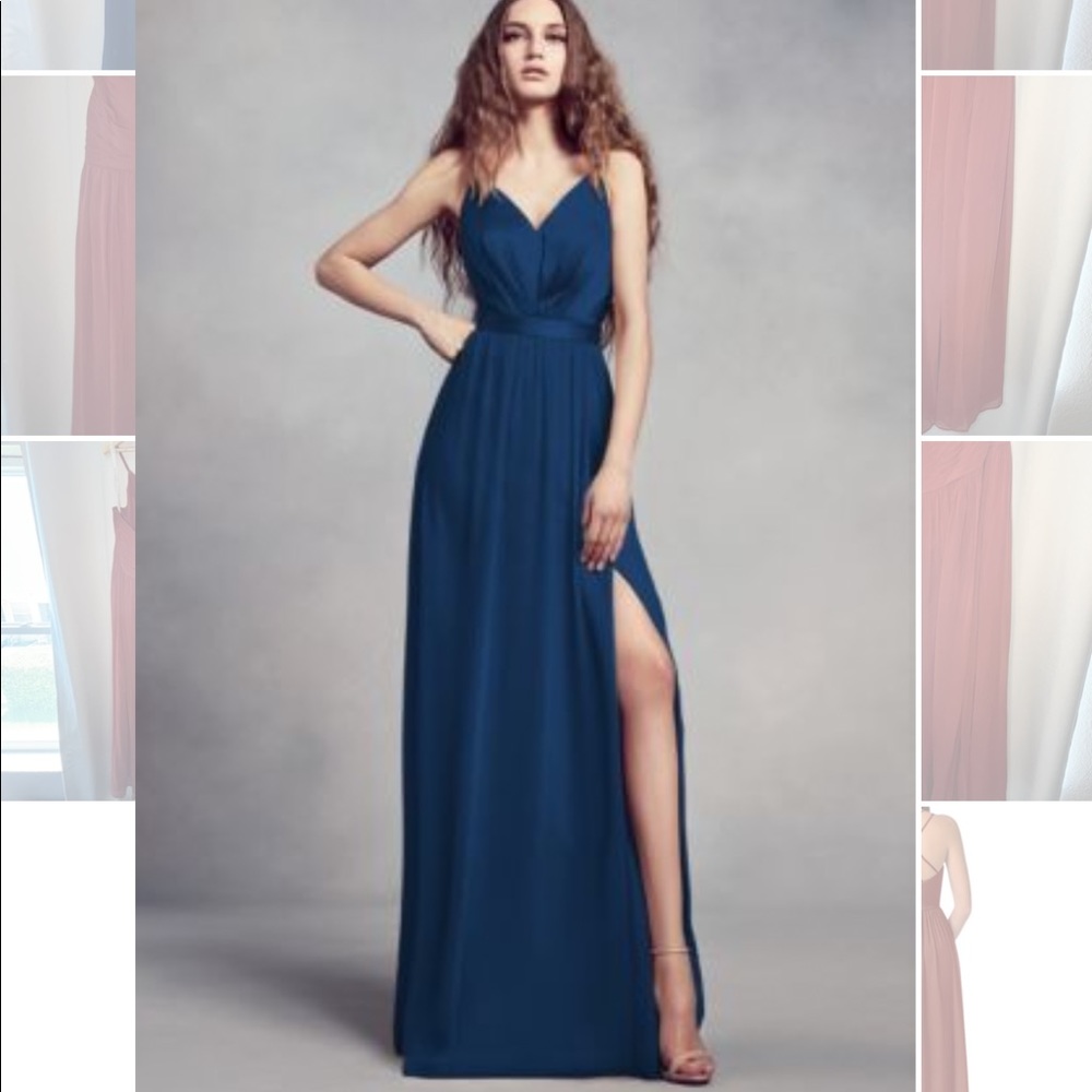 Vera Wang Formal Dress/Bridesmaid Dress, Color: Marine, Size 16